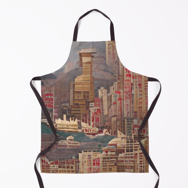 Item preview, Hong Kong Skyline Art designed and sold by Places On Earth.