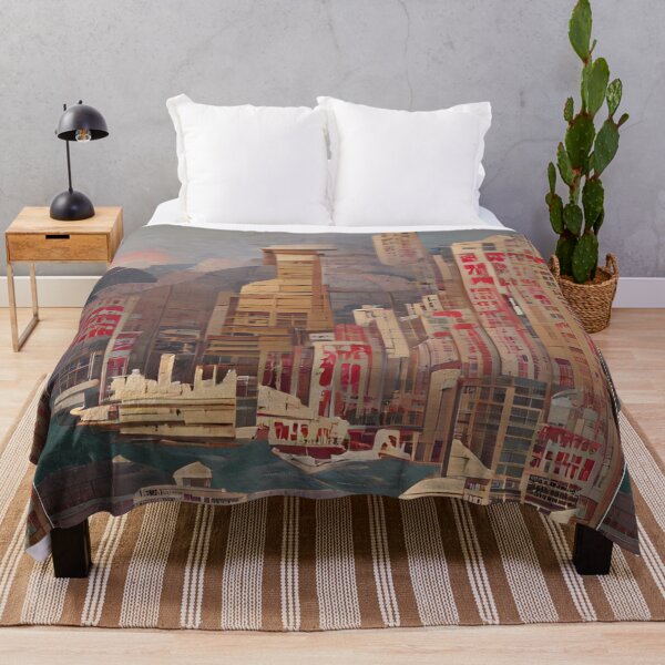 Item preview, Hong Kong Skyline Art designed and sold by Places On Earth.