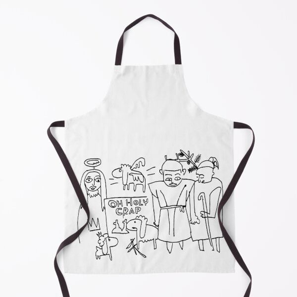 Item preview, Minmal Ugly Cute Nativity Xmas designed and sold by badlydrawnbabe.
