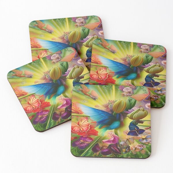 Item preview, Abstraction illustrative rosery Colorful hippie style Splash Flowers Imagination of dream  桜 world art bloomcore designed and sold by ValleyDream.