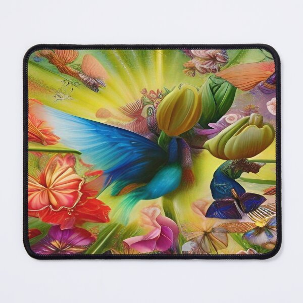 Item preview, Abstraction illustrative rosery Colorful hippie style Splash Flowers Imagination of dream  桜 world art bloomcore designed and sold by ValleyDream.