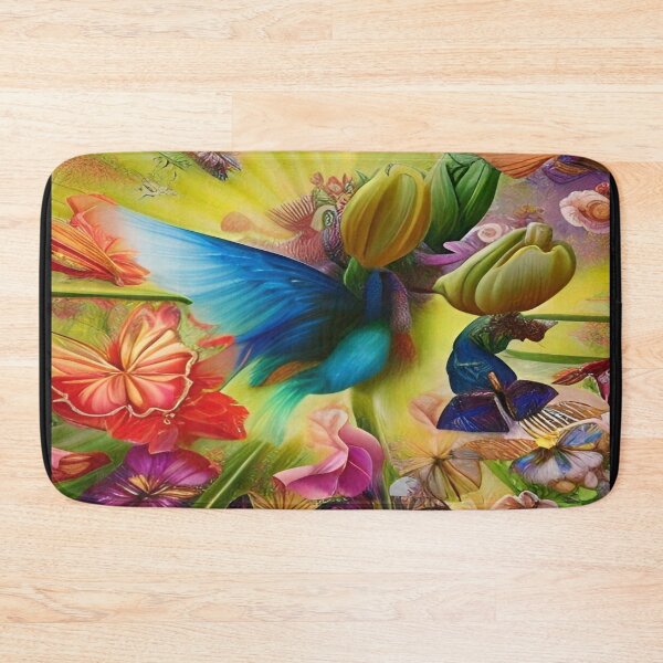 Item preview, Abstraction illustrative rosery Colorful hippie style Splash Flowers Imagination of dream  桜 world art bloomcore designed and sold by ValleyDream.