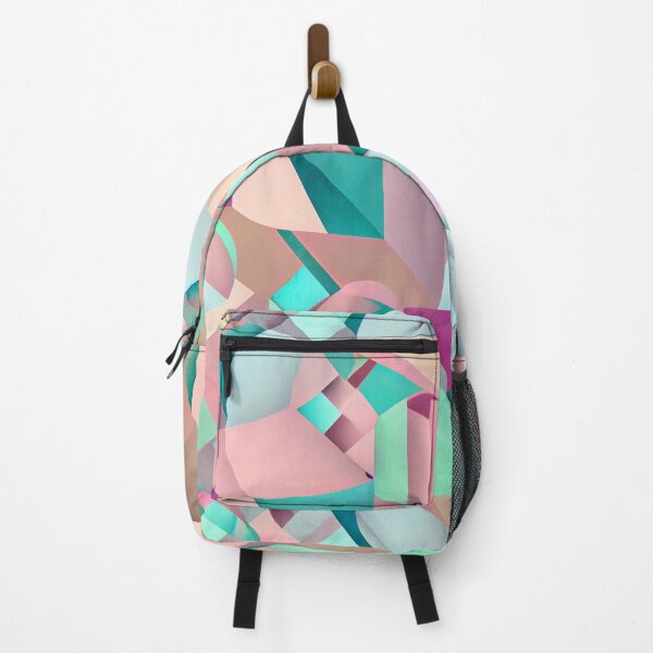Artikelvorschau, Modern Abstract Geometric Pastel Pattern Digital Painting entworfen und verkauft von CodeAndColors.
