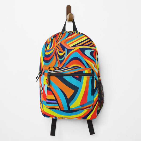 Artikelvorschau, Bright Colorful Pop Abstract Pattern Print Digital Painting entworfen und verkauft von CodeAndColors.