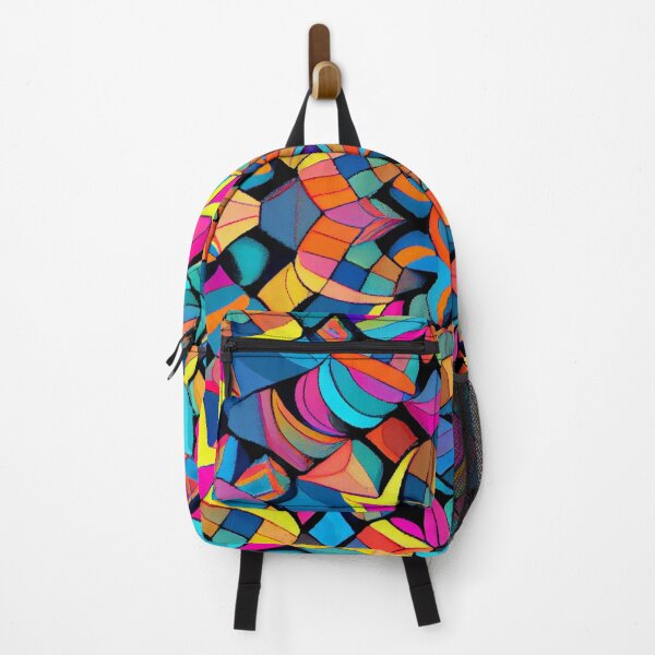Item preview, Bright Very Colorful Diverse Pattern Digital Painting designed and sold by CodeAndColors.
