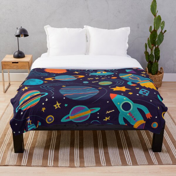 Item preview, Cute Kids Space Drawing Design Digital Painting designed and sold by CodeAndColors.