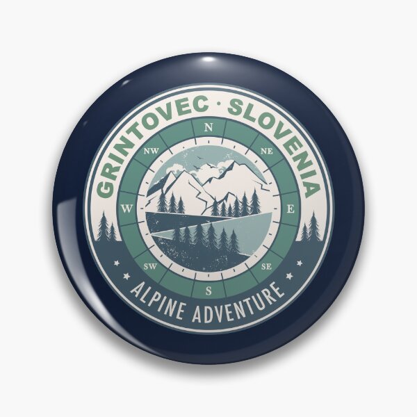 Item preview, Grintovec Slovenia Vintage Hiking Design designed and sold by CynthiaGraphics.