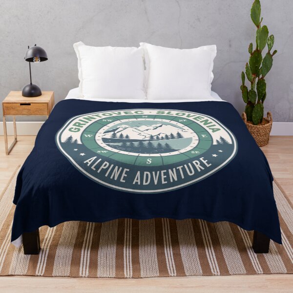 Item preview, Grintovec Slovenia Vintage Hiking Design designed and sold by CynthiaGraphics.