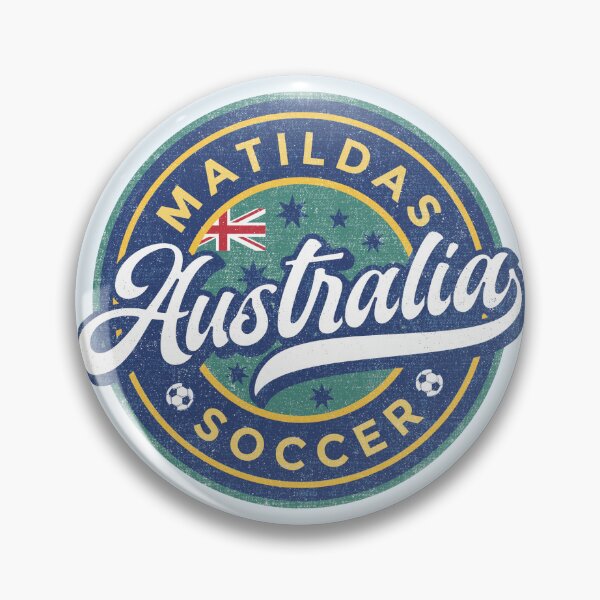 Item preview, Australia Soccer Badge (round) Matildas designed and sold by Numero14.