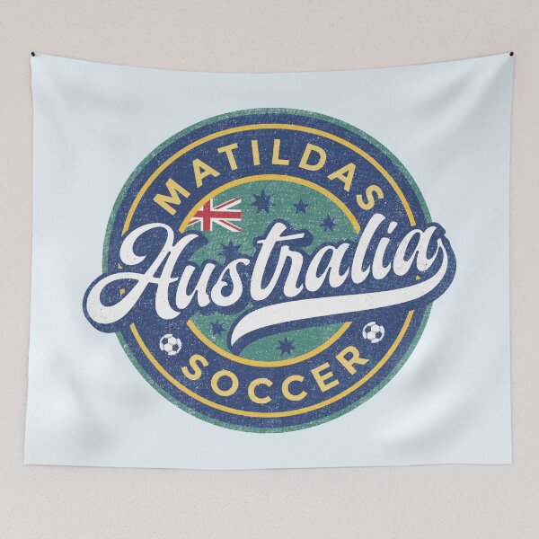 Item preview, Australia Soccer Badge (round) Matildas designed and sold by Numero14.