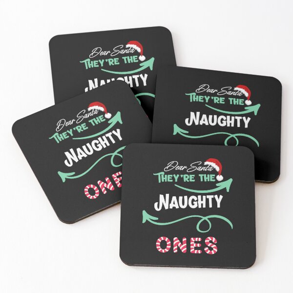Item preview, Dear Santa They Are Are The Naughty Ones Candy Cane Christmas designed and sold by RockBeeDesigns.