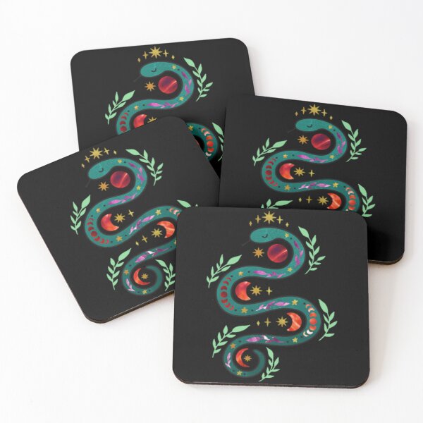 Item preview, The Snake and the Moon - Goddess Art designed and sold by MistyMorningsOR.