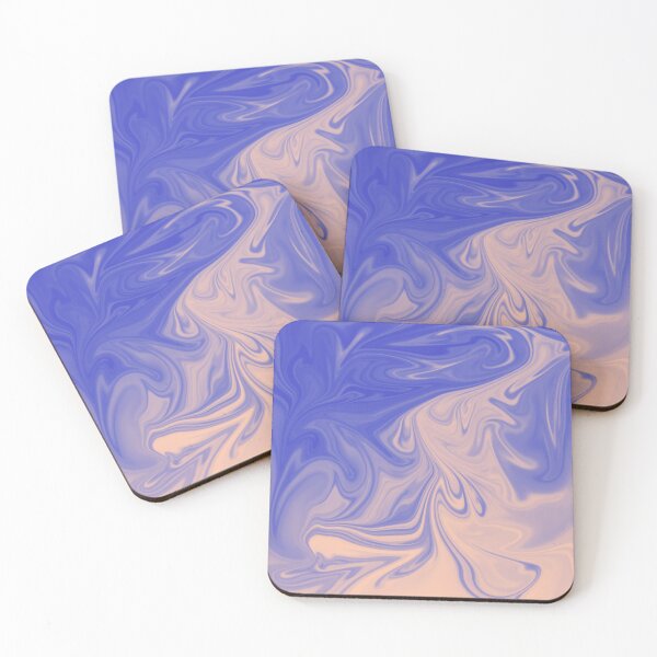 Item preview, Blue And Violet Liquid Art. Liquid Marble. Abstract Design. designed and sold by Jason123za.
