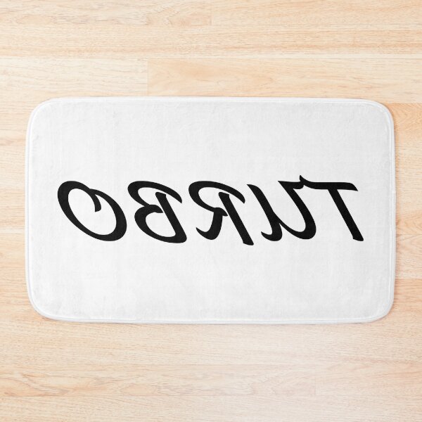 Item preview, TURBO! Sports car sticker (backwards for front of car) designed and sold by TristianDaCuna.