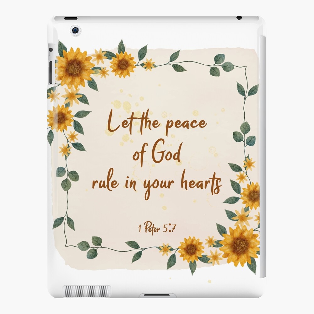 New Testament verse - let the peace of God rule in your hearts - Colossians  3:15 Art Board Print for Sale by THEARESTON