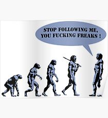 Evolution of man parody Poster