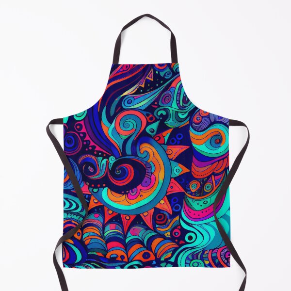 Artikelvorschau, Cool Dark Abstract Fun Colorful Pattern Digital Painting entworfen und verkauft von CodeAndColors.