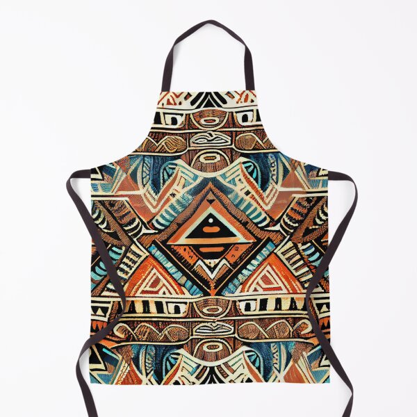 Artikelvorschau, Bright Colorful Elegant African Aesthetic Pattern Design Digital Painting entworfen und verkauft von CodeAndColors.