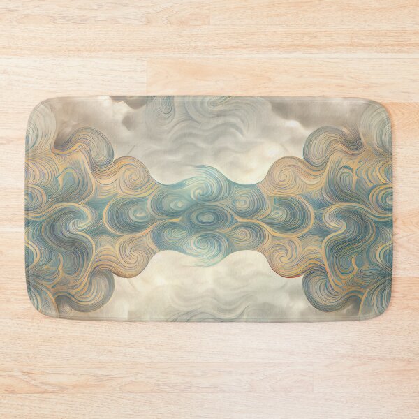 Item preview, Bright Elegant Cloud Swirl Design Pattern Digital Painting designed and sold by CodeAndColors.