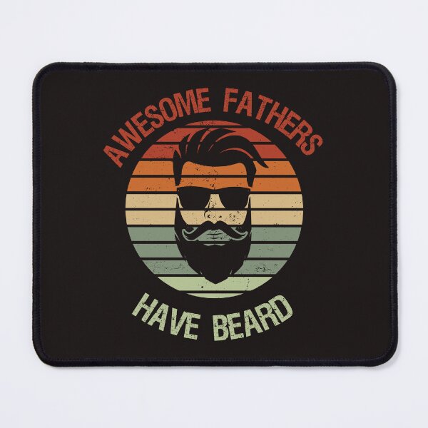 Item preview, Awesome fathers have beards designed and sold by BajoTShop.