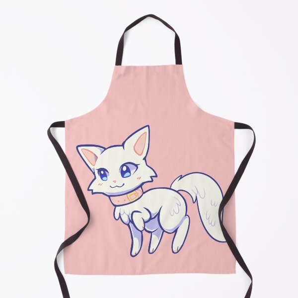Item preview, white cat designed and sold by pigeonplushie.
