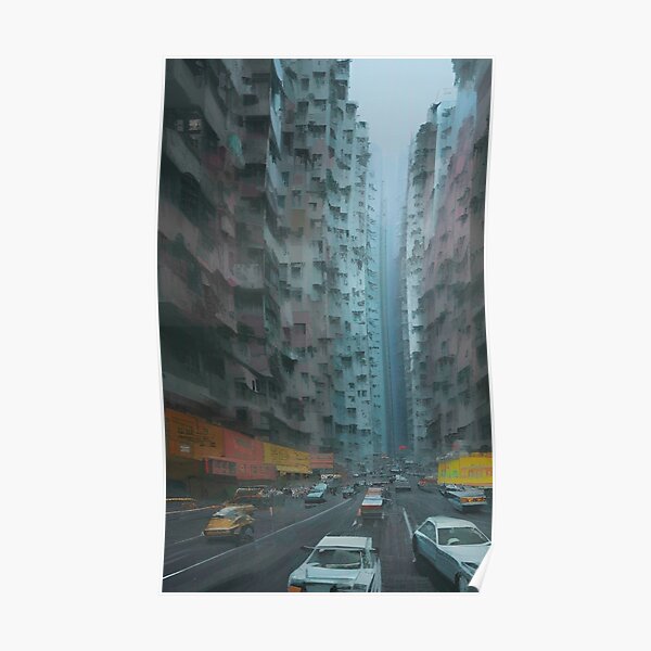 Hong Kong Street Art Poster
