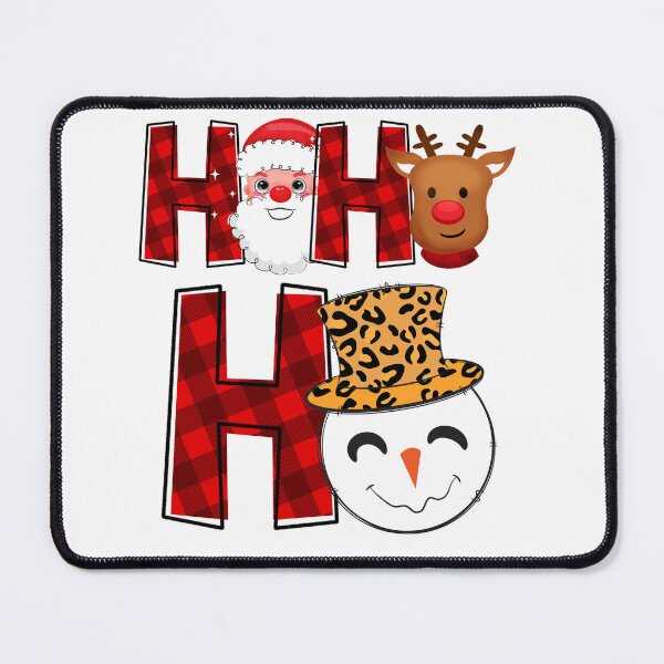 Item preview, Ho Ho Ho Cute Christmas Santa Claus Reindeer Snowman designed and sold by MisPuHoney.