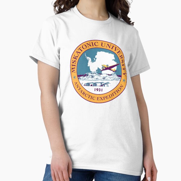 Vista previa del artículo con la obra «Expedición antártica de la Universidad Miskatonic de 1931», diseñado y vendido por miskatonic57.