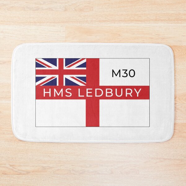 Item preview, HMS Ledbury On British White Ensign - M30 - British Navy Hunt Class Mine Countermeasures Vessel designed and sold by Stuart Jones.