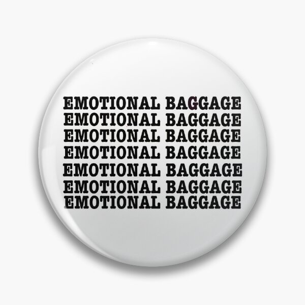 Item preview, Emotional baggage pattern white designed and sold by Mermaidssparkle.