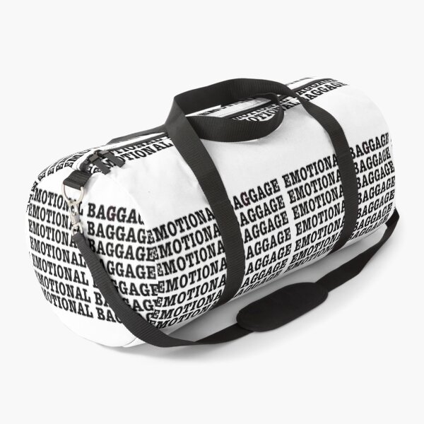 Item preview, Emotional baggage pattern white designed and sold by Mermaidssparkle.