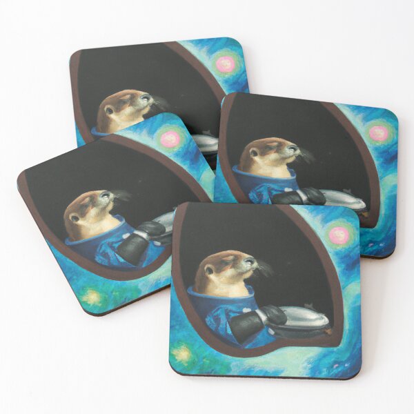 Item preview, Otter as an astronaut in space designed and sold by dankbaer.