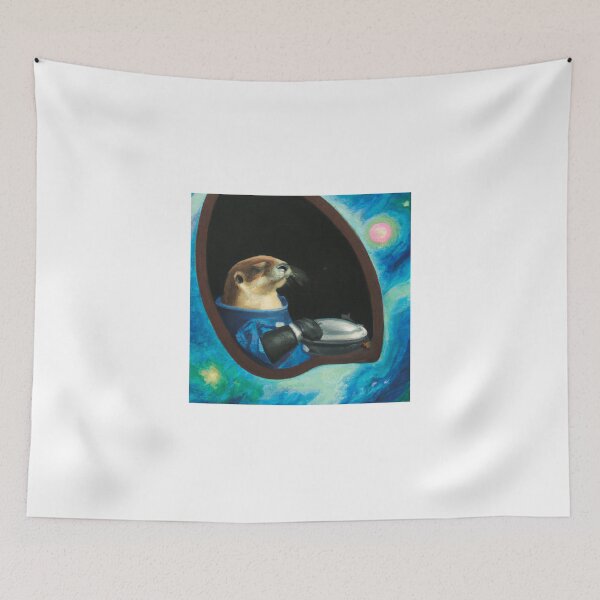 Item preview, Otter as an astronaut in space designed and sold by dankbaer.