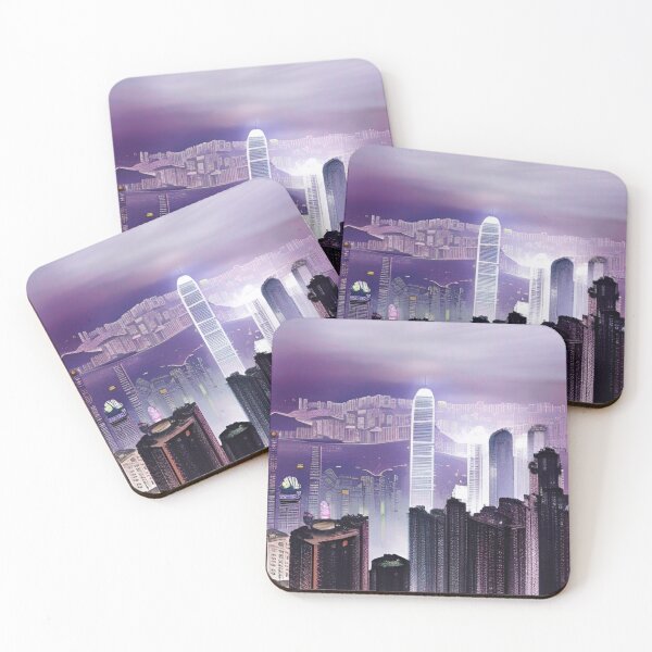 Item preview, Hong Kong Night Skyline designed and sold by Places On Earth.