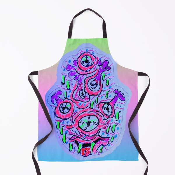 Aperçu de l'œuvre Pastel Lowbrow Hamsa créée et vendue par Discordant Dreams Art.