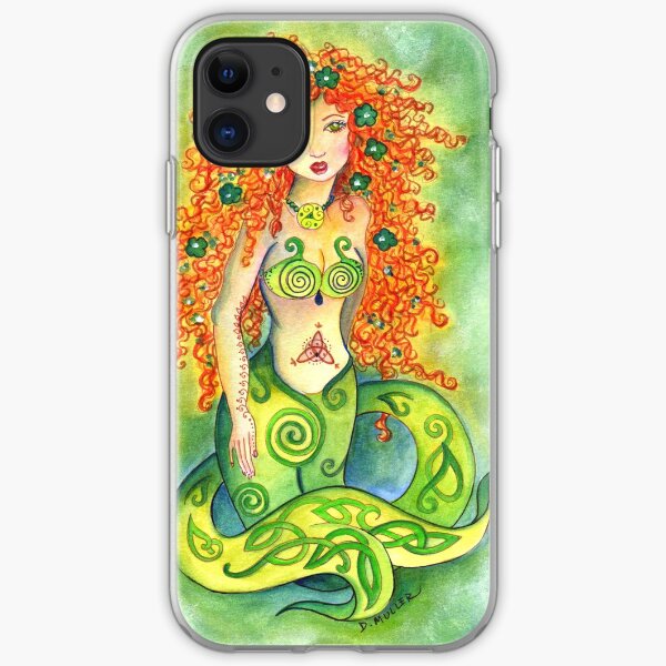 Celtic Mermaid iPhone Soft Case