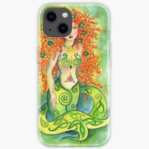 Celtic Mermaid iPhone Soft Case