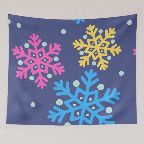 Item preview, Pansexual Snowflakes AOP designed and sold by VirtualFaries.