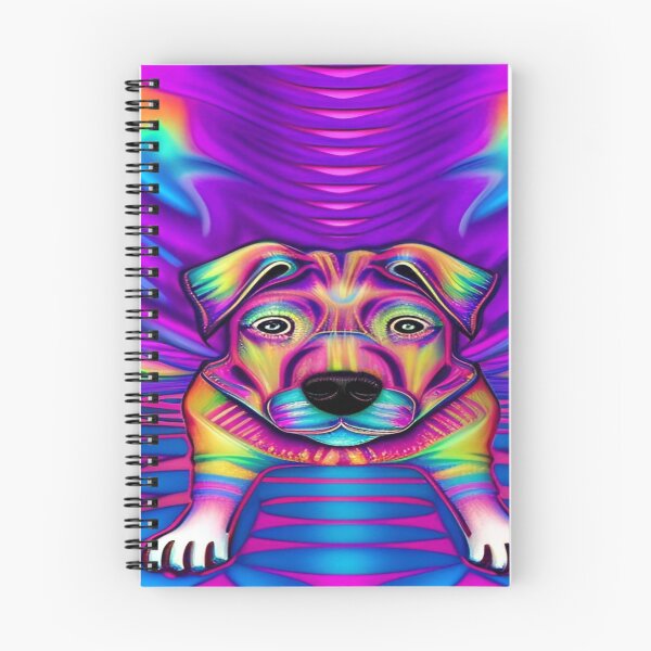 Item preview, Rainbow Doggy Abstraction Pets Dog Puppy Love Spectacular Doglove designed and sold by ValleyDream.