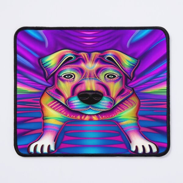 Item preview, Rainbow Doggy Abstraction Pets Dog Puppy Love Spectacular Doglove designed and sold by ValleyDream.