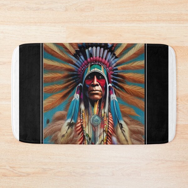 Item preview, Native American In Headdress designed and sold by CJ Anderson.