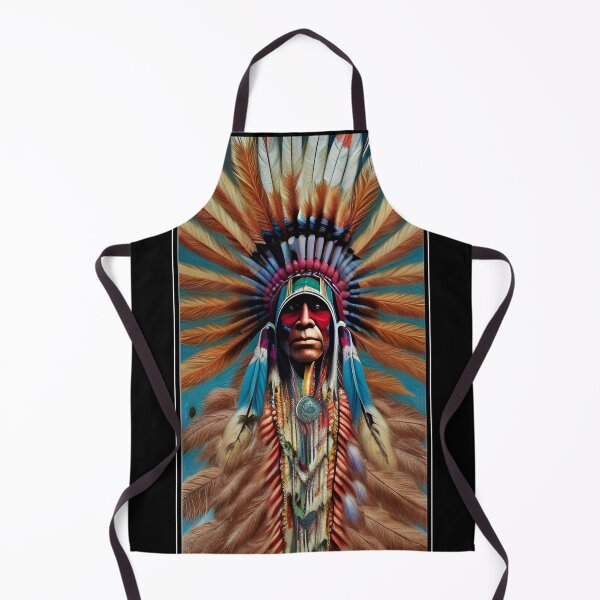 Item preview, Native American In Headdress designed and sold by CJ Anderson.