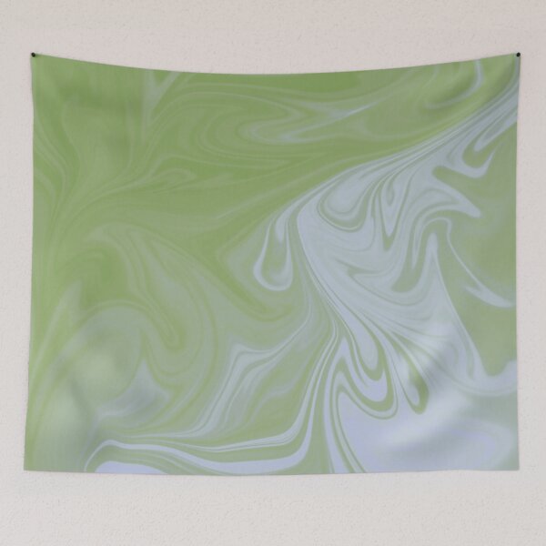 Item preview, Olive Green And White Liquid Art. Liquid Marble. Abstract Design. designed and sold by Jason123za.