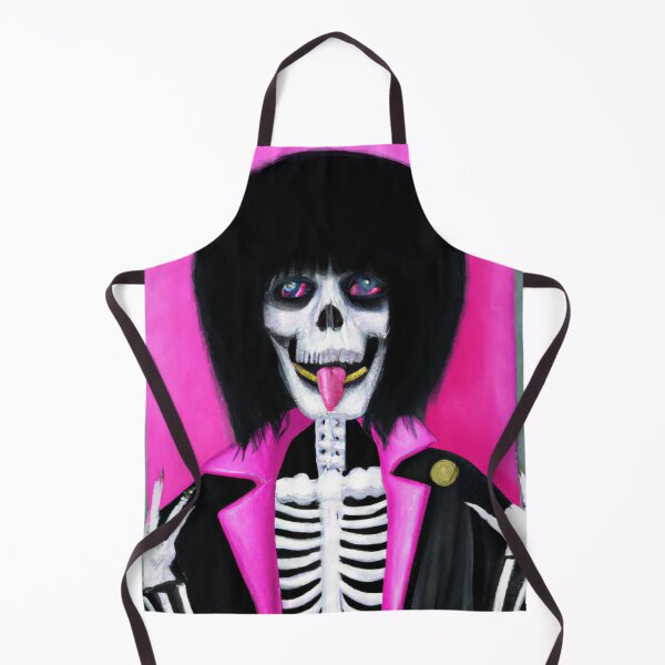 Item preview, rocker skeleton with a wig designed and sold by CyberCult Store.