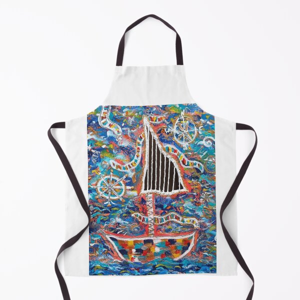 Artikelvorschau, Segelschiff abstraktes Design entworfen und verkauft von MaximiliansArt.