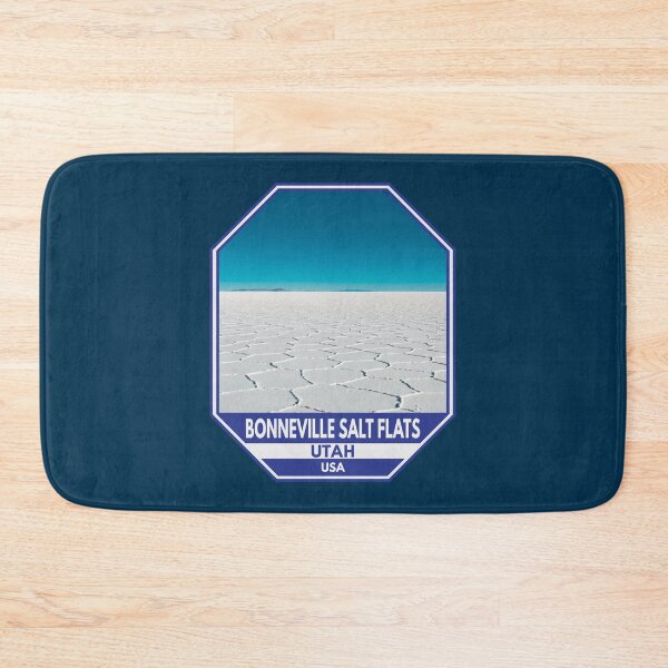 Item preview, Bonneville Salt Flats Utah Travel Emblem designed and sold by KrisSidDesigns.