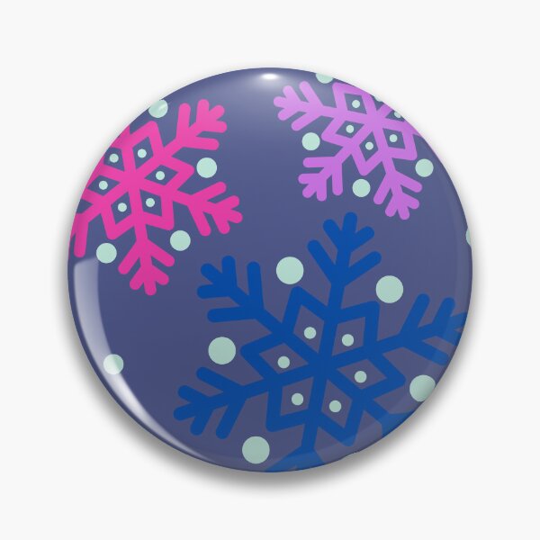 Item preview, Bisexual Snowflakes AOP designed and sold by VirtualFaries.