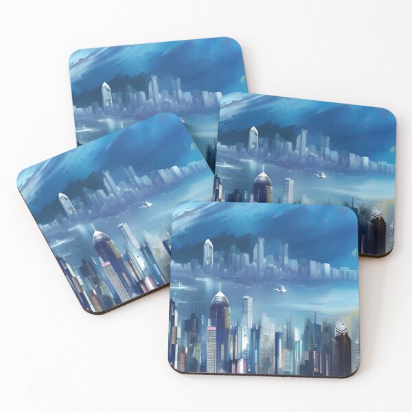 Item preview, Hong Kong Abstract Art designed and sold by Places On Earth.
