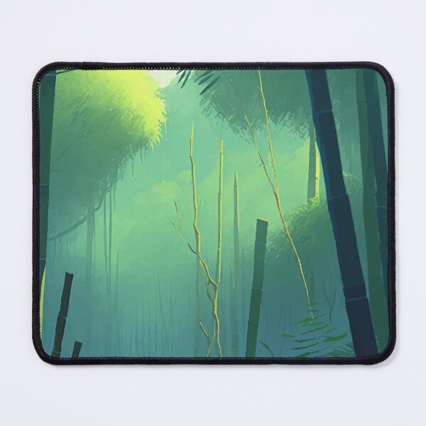 Aperçu de l'œuvre Papier peint forêt de bambous créée et vendue par NeroKanji.