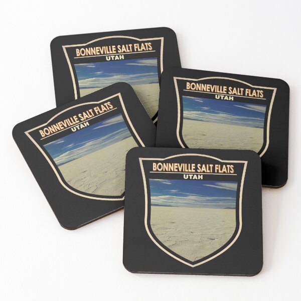 Item preview, Bonneville Salt Flats Utah Vintage Badge designed and sold by KrisSidDesigns.